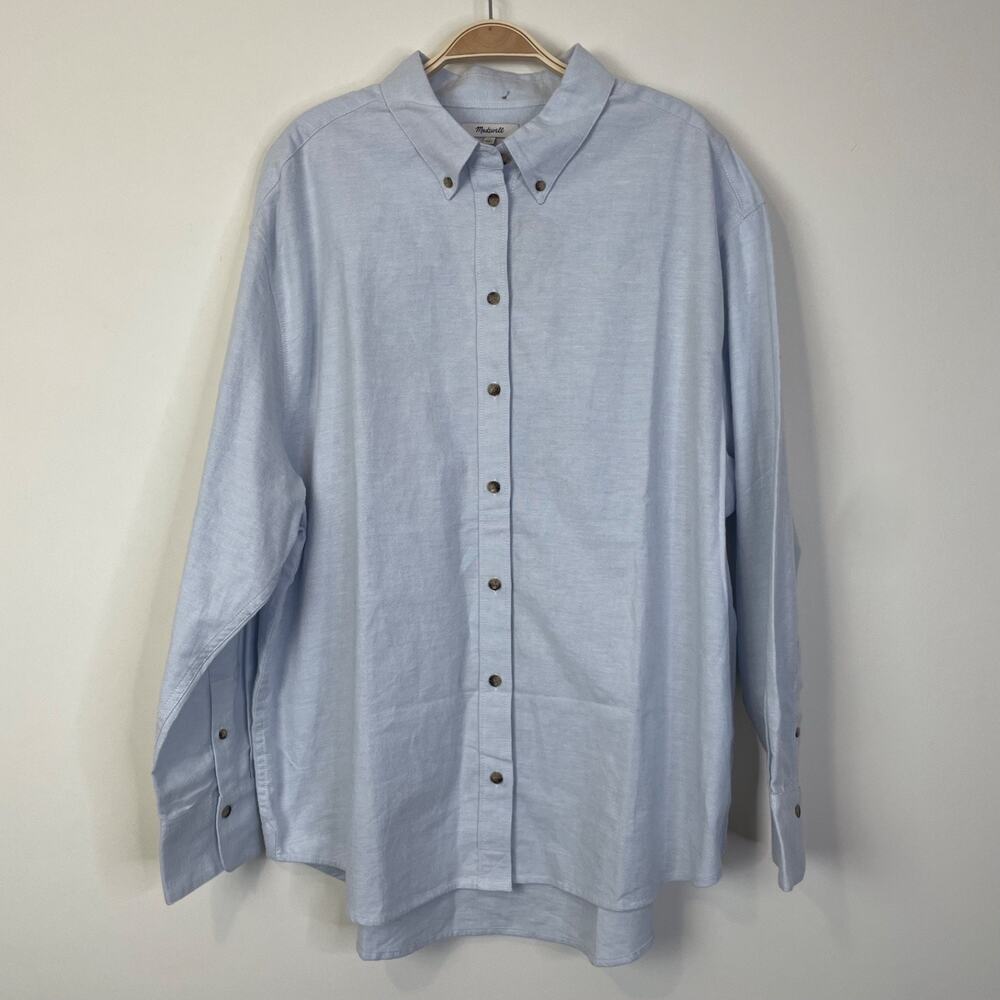 Madewell Oversized Button Down Oxford Shirt